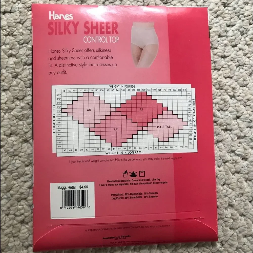 Hanes 2pairs pantyhose